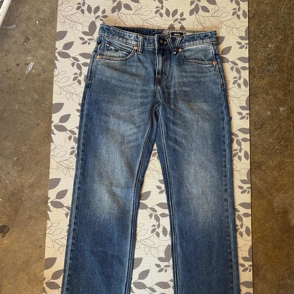 Volcom Men's Blue Straight Jeans